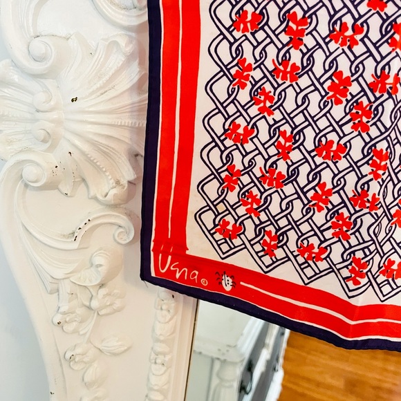 Vintage VERA GORGEOUS Geometric Print Scarf - Picture 6 of 9